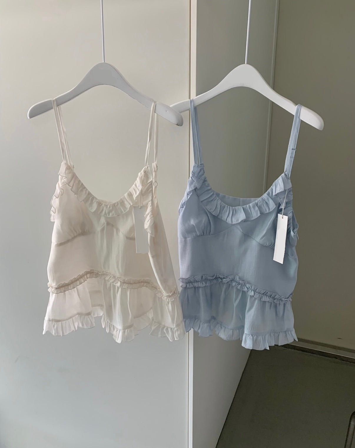 Sabrina Ruffle Layered Cami Blouse