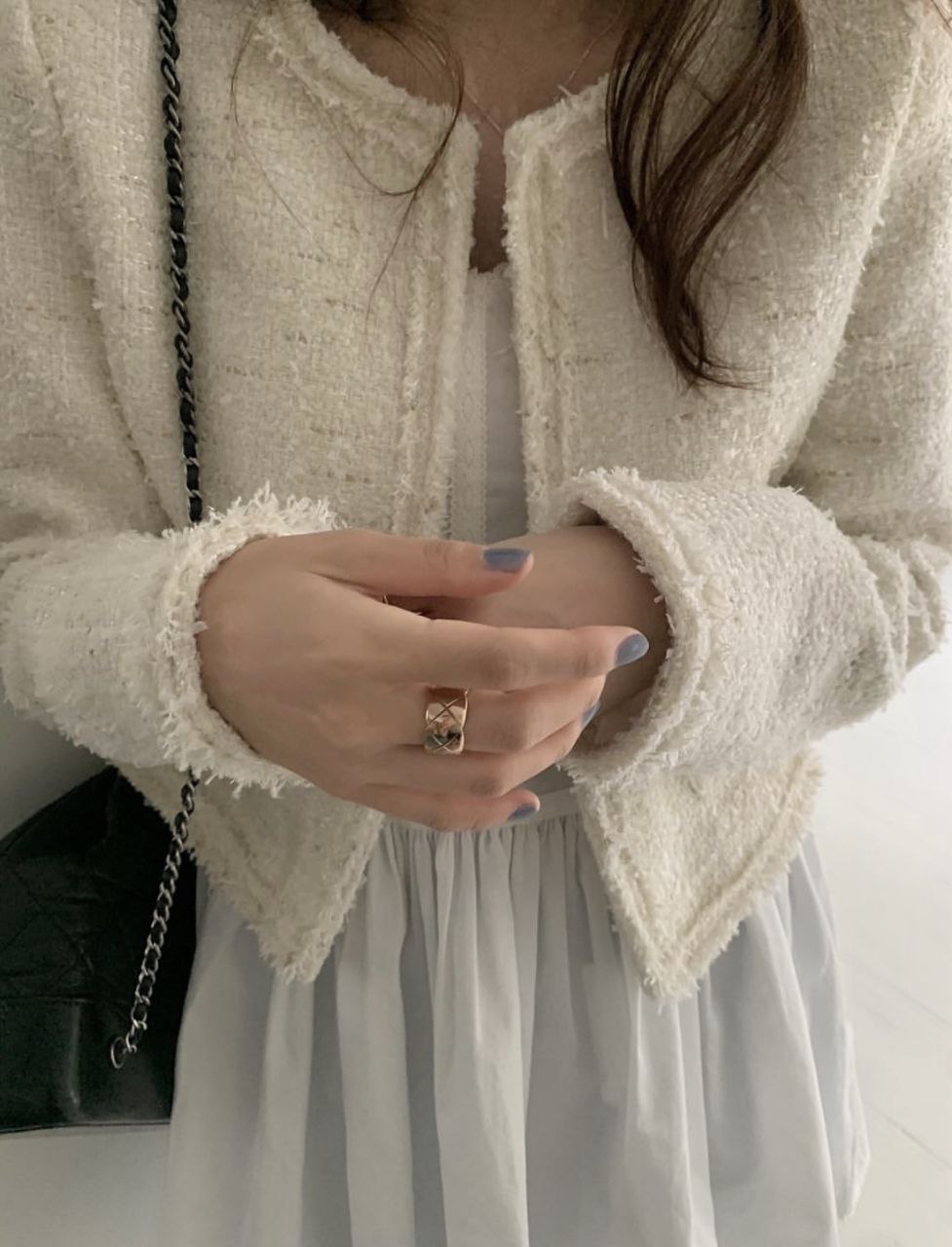 Bouclé Dream Cropped Cardigan Jacket
