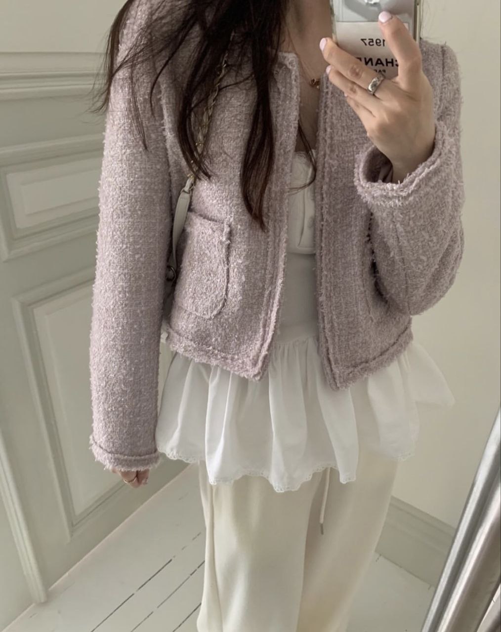 Bouclé Dream Cropped Cardigan Jacket